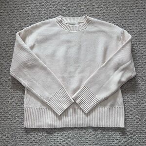 Everlane Cream Knit Sweater